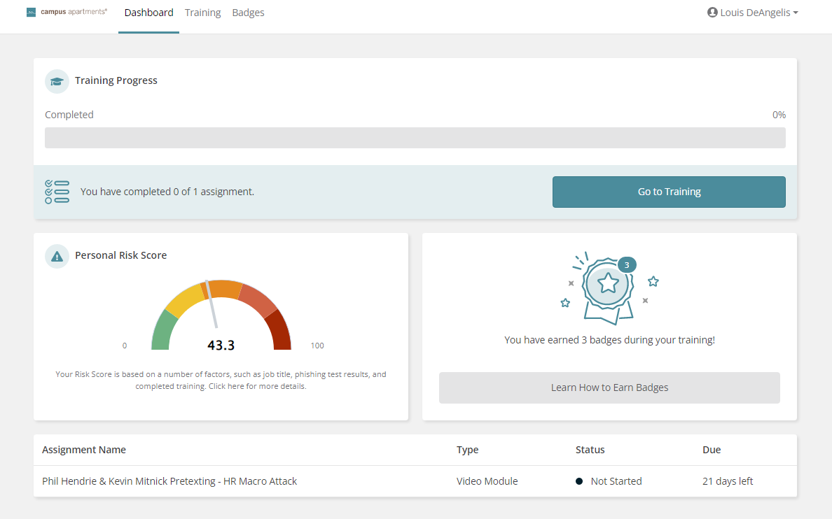 How To Complete KnowBe4 Training – Help Desk