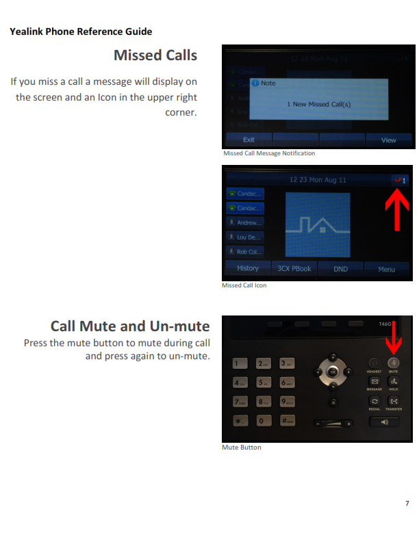 Yealink Phone System Guide Help Desk